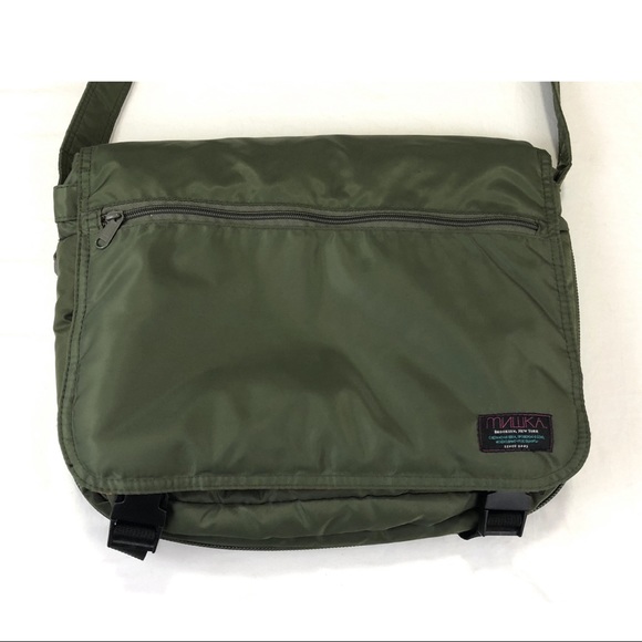 MISHKA Other - MNWKA MISHKA Brooklyn Green Messenger Bag NWOT